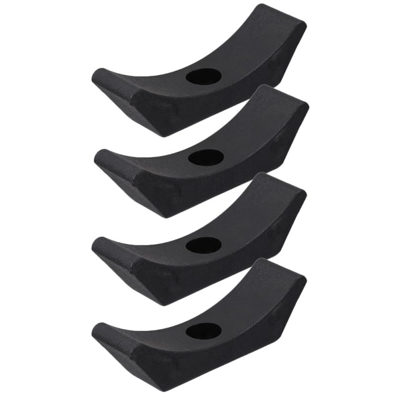 ibasenice Dumbbell Saddles 20 Pcs Plastic Cradles Replacement Dumbbell Racks Floor Protectors for Home Gym Small Weight Rack