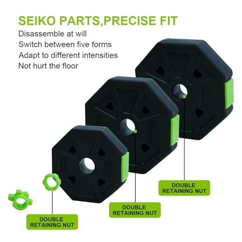 Adjustable Weight Set 66/88 Lbs, 4-in-1 Dumbbell Set and Barbell Weight Set for Home Gym, Converts to Kettlebell & Push-Up Stand, Free Weights Dumbbells Set for Men & Women Full Body Workout