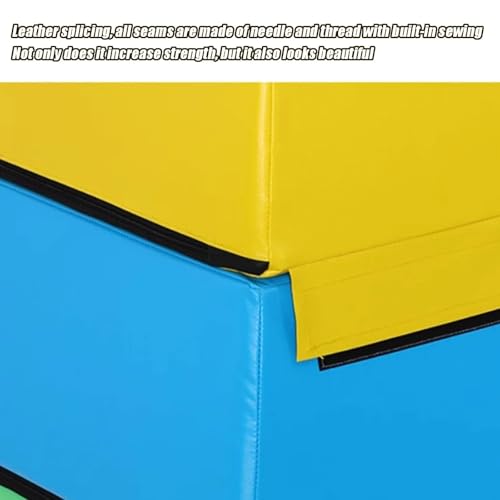 LICOME Jump Box Fitness Training Equipment Foam Enhanced Box Suitable for Stackable Soft Foam Jump Box Family Gym and Children's Exercise Jump Box