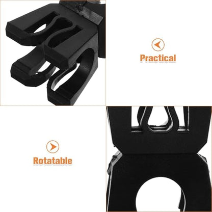 5pcs Football Training Rod Buckles Agility Pole Swivel Clips Multi-Function Marker Connectors for Soccer Speed and Drill Training Equipment
