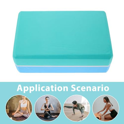 2pcs Blue Yoga Blocks: Non Slip Blocks Non Slip Foam Bricks Anti Tilt Lightweight High Density Yoga Accessories For Sports Meditation Fitness Stretching Toning