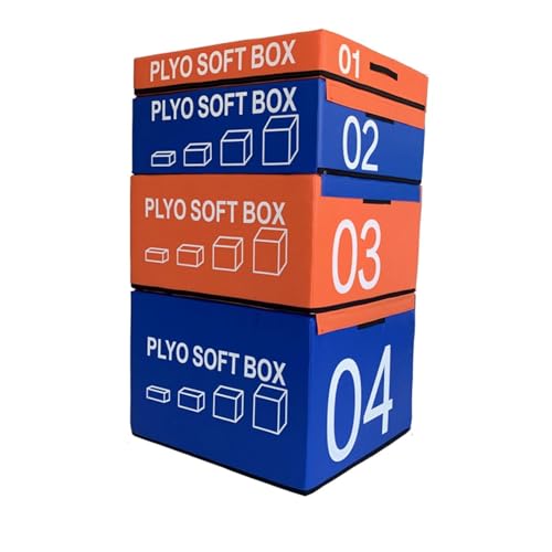 Jump Box Soft Foam Box Professional Physical Training Combination Box Used for Home Gym and Outdoor Exercise. Suitable for Agility Training and Speed Training - color: H