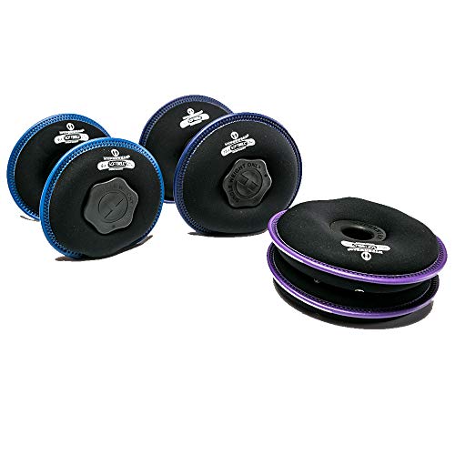 Hyperwear SoftBell® Adjustable Weight System – Modular Home Gym Set Converts to Dumbbells, Kettlebells & Plates, Quiet Soft Weights (3–20 lb or 20–50 lb Sets)