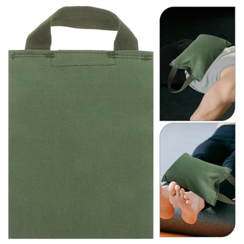 Canvas Sandbag with Handle 2kg Empty Weighted Sand Bag for Pilates Yoga Fitness Training and Workout Equipment