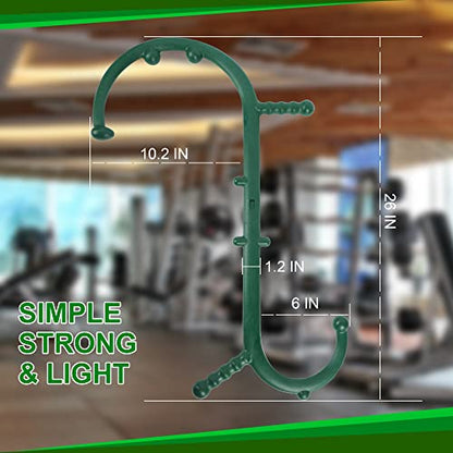 Massage Trigger Point Cane, Body Deep Tissue, Handheld Back, Neck, Shoulder, Leg and Feet Massager Rod, Muscle Release Tool Self Massage Hook Cane Gifts for Women & Men, Green - color: Green