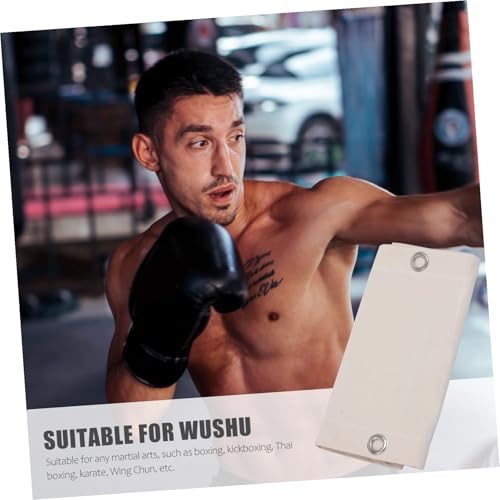 BESPORTBLE Empty Hanging Boxing Sandbag Wall Target 110x40cm Fitness Triplet Punching Bag for Martial Arts Training and Home Workout