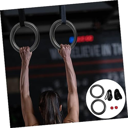 Adjustable Fitness Ring 2 Pcs/Set Home Gymnastics Supplies Easy Install and Disassemble Random Color