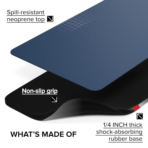Falko Tactical Gun Cleaning Mat, Gun Mat for Handgun, Rifle and Shotgun - color: Steel Blue, size: 48x17