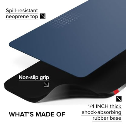Falko Tactical Gun Cleaning Mat, Gun Mat for Handgun, Rifle and Shotgun - color: Steel Blue, size: 48x17