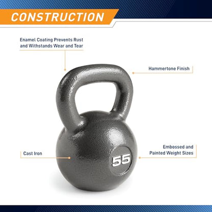 Marcy Hammertone Kettle Bells - 10 to 55 lbs. HKB Workout Weights - style: 55 lb