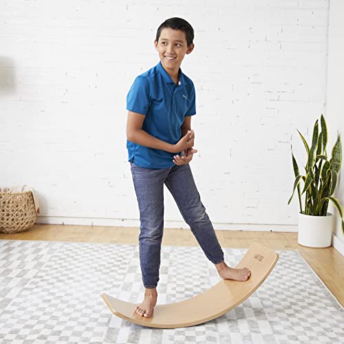 ECR4Kids Balance Board, Montessori Toy, Natural - color: Natural