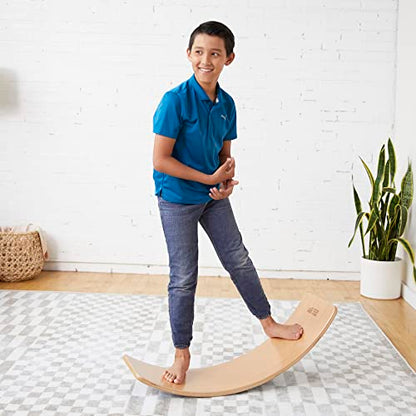 ECR4Kids Balance Board, Montessori Toy, Natural - color: Natural