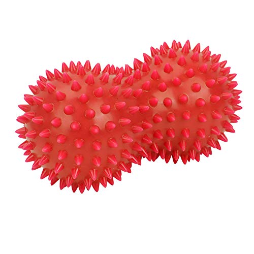 Spiky Massage Ball for Deep Tissue Massage, Myofascial Release, Foot for Home, Outdoors (red - color: Red