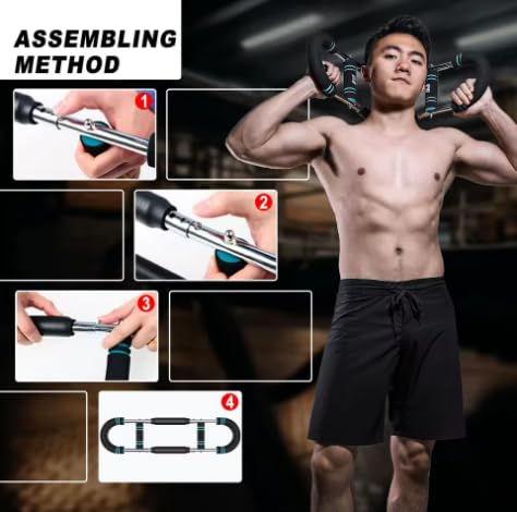 Chest Trainer 40–110lbs with Grip Strengthener & Storage Bag – Portable Upper Body Strength Training for Men & Women by Mad Mighty