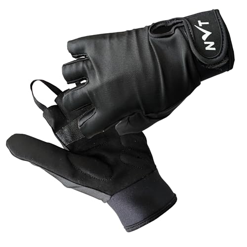 NVT Wheelchair Gloves & Workout Gloves for Men and Women – Weight Lifting Gym & Cycling Glove with Shock Absorption, Fingerless Grip & Wrist Support - size: Small
