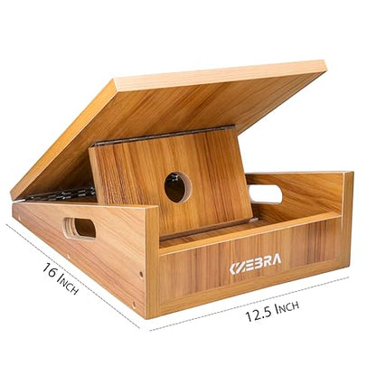 Professional Wooden Slant Board, 5 Positions Adjustable Slant Board for Calf Stretching Squats Incline Board and Calf Stretcher, Slant Squat Board for Knees Ankle Heel Feet Leg