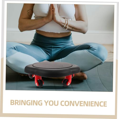 Abaodam Dual-sided Ab Wheel Roller Core Sliders Flower Discs Abdominal Exercise Equipment for Home Workout