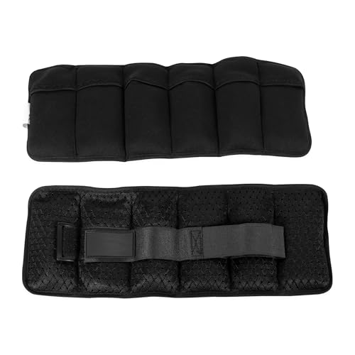 Unisex Adjustable Wrist and Ankle Weights, 5-Pound Pair (10 lbs Total) with 6 Removable Weight Packs for Walking, Jogging, Gym, Home Fitness - size: 5lb Small