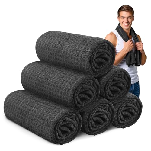 Microfiber Gym Towels for Showering Working Out Quick Dry Negative ions Large Middle Small Sizes Lightweight Gym Towel for Men Women Tennis Sports Towels for Body Hot Yoga Fitness Essentials