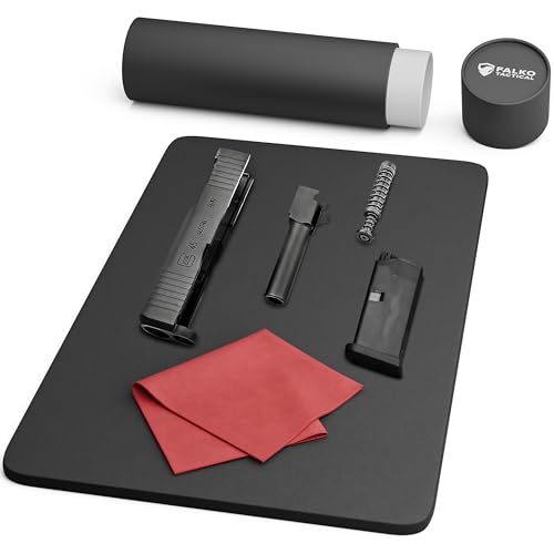 Falko Tactical Gun Cleaning Mat, Gun Mat for Handgun, Rifle and Shotgun - color: Black, size: 20x12
