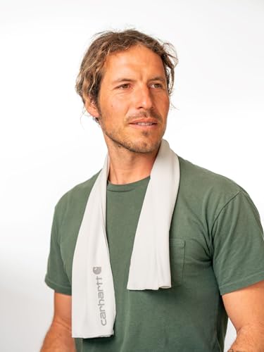 Carhartt Men's UP0234U Force Sun Defender™ Mesh Cooling Towel - color: Light Grey