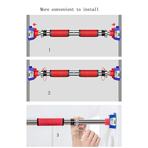 Pull-up Anti-Skid Device Door Frame Wall Without Screw Horizontal bar Strength Training can be Adjusted 73-94cm