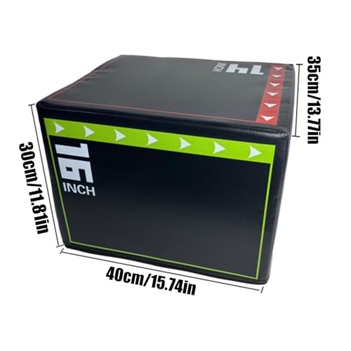 Workout Step Up Box – Shockproof Non‑Slip Jumping Box, Durable Plyo Tool | Fitness Step Up Equipment with Textured Grip Longtail, Jumping Training Equipment for Exercising Athletic Conditioning