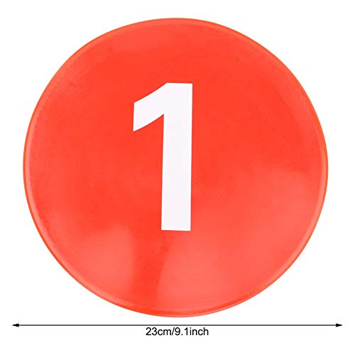 Flat Cones Spot Markers for Soccer, PVC Football Discs Signs, for Basketball Sports Speed Training