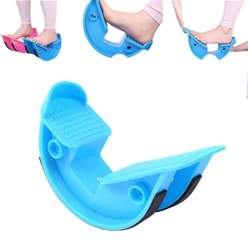 Calf Stretcher and Foot Rocker,Foot and Calf Stretching,Slant Board for Calf Stretching,Enhanced Ankle Flexibility,Durable with Non-Slip Surface,Strength Training Equipment Leg Machines - color: Blue