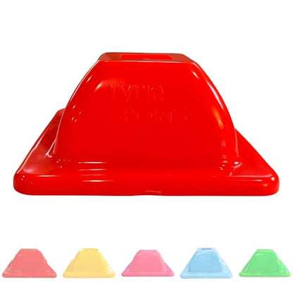 LVL10 Pro Training Cones - 2" Mini Soccer Cones for Sports Training - for Basketball, Football, Basketball and Agility Drills - Soccer Field Markers That Won't Crack, Slide or Fly