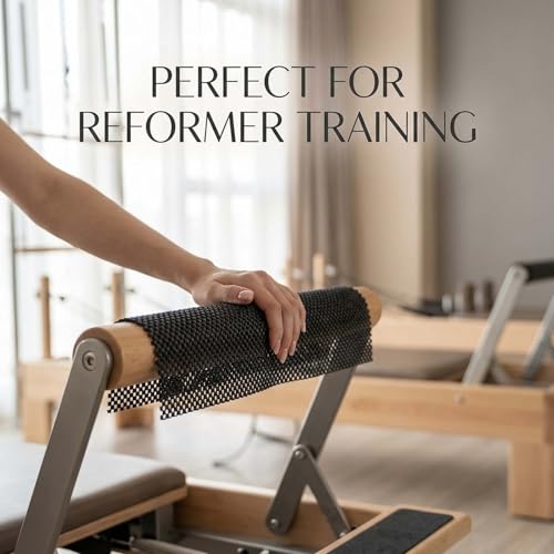 2PCS Pilates Non Slip Mat,Gripper Pad,Unisex Anti Skid Pilates Reformer Mat,Anti Slip Hand Workout Pads for Sweaty Hands, Foldable Grips Gloves for Body Building Indoor Home Gym Fitness