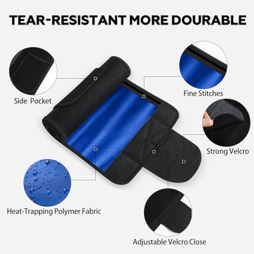 Waist Trimmer Belt for Men & Women Waist Trainer Sweat Band for Stomach Weight Loss Workouts