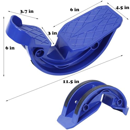 Foot Stretcher, Calf Stretcher for Plantar Fasciitis, Non-slip Stretching Foot Rocker for Home Office (Blue)