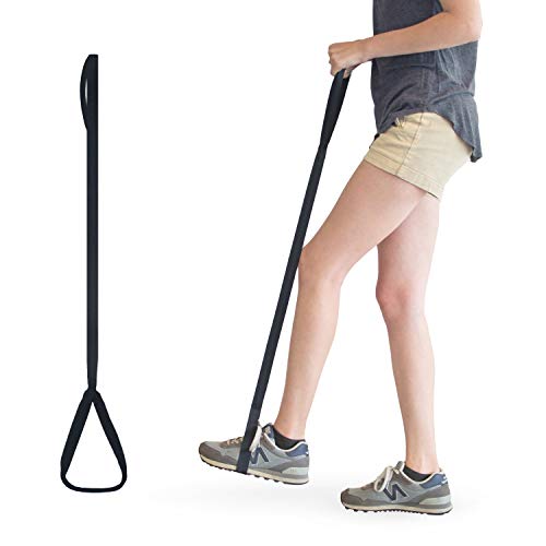 RMS Premium 42” Leg Lifter with Hand Strap & Foot Loop – Long-Term Orthopedic Daily Living Aid for Chronic Hip, Knee & Mobility Limitations - size: 42 Inch (Pack of 1)