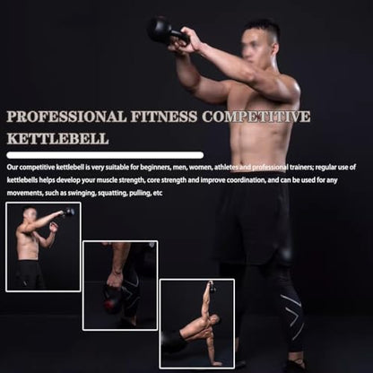 Kettlebell Weights Professional Fitness Competitive Kettle Bells, Men's Abdominal Muscle Training Dumbbell, Gym Sports Equipment, Squat/Push(10kg)