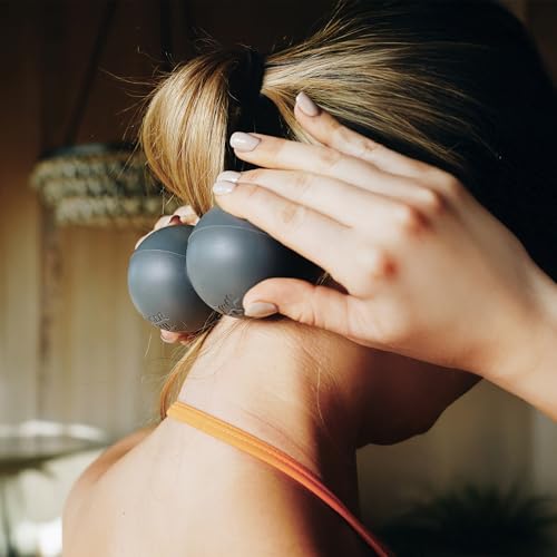 Tiger Ball Peanut 2.4 Foam Roller – Deep Tissue Massage Ball for Back & Neck, Myofascial Trigger Point Therapy Tool, Dual Silicone Balls with Gription – Compact, Portable, Non-Slip Recovery Roller