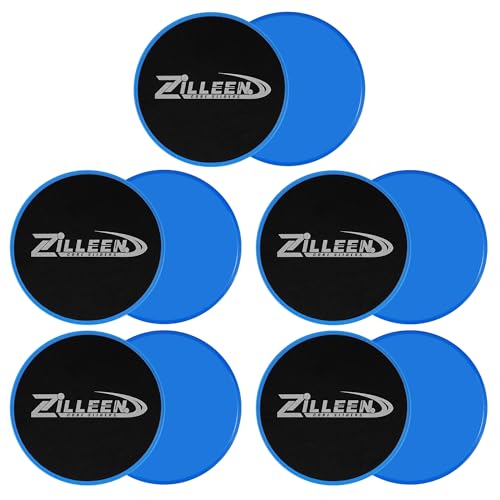 ZILLEEN Exercise Core Sliders for Working Out Workout Pilates Sliders Disc