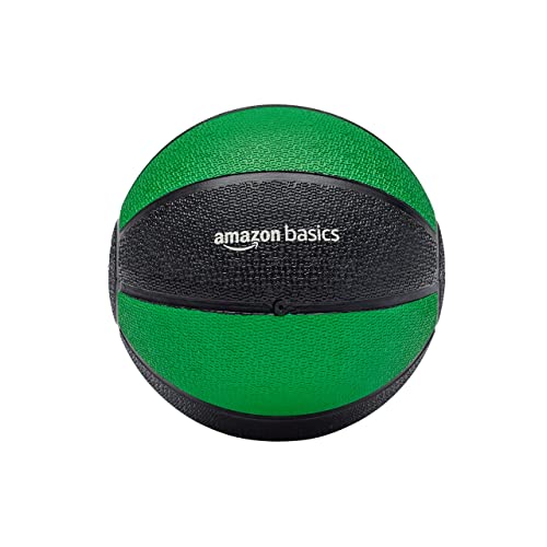 Amazon Basics Weighted Medicine Ball for Core Strength, Strength Training, Full-Body Workouts and Balance Exercises