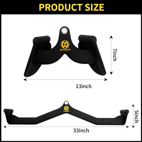 LAT Pulldown Attachment,Back Tricep Bar Strength Training,Handle Grips LAT Pull Down Bar Press Down Exercises,Cable Machine Accessories, Cable Back Attachments for Home Gym - style: Style 1+5
