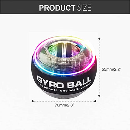 Wrist Strengthener Ball Forearm Exerciser Auto-Start Wrist Gyro Ball, Lotorr Ball Used to Strengthen Arms, Fingers, Wrist Bones and Muscles