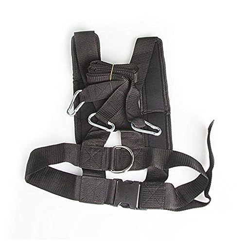 HANABASS Adjustable Sled Harness with Heavy Duty Hooks Resistance Band Tool for Speed and Endurance Training Durable Fitness Equipment for Core Strength Posterior Chain Development