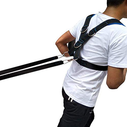 Yosoo Health Gear Pulling Harness Harness, Sled Pulling Harness Adjustable Pulling Sled Harness, Sled Shoulder Harness, Sled Pulling Belt With Shoulder Straps For Fitness Training Workout