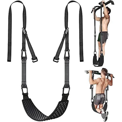 Kipika 48" Ceiling Mounted Pull Up Bar, Heavy Duty Multi-Grip Chin Up Bar,Mounted Pullup Bar, Adjustable Height, Pull Up Bands for Chin Ups & Body Stretching, Ideal for Home Gym and Strength Training