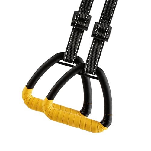 Gymnastics Rings with Straps Strength Training Equipment Pull Up Fitness Trapeze Rod Pull Up Gym Hoop Home Exercise