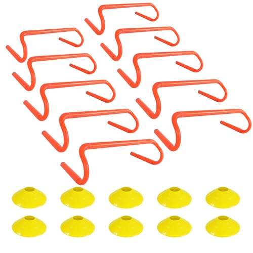 Agility Hurdles Detachable Speed Hurdles Spliced Agility Training Equipment for Soccer, Basketball and Track Drills