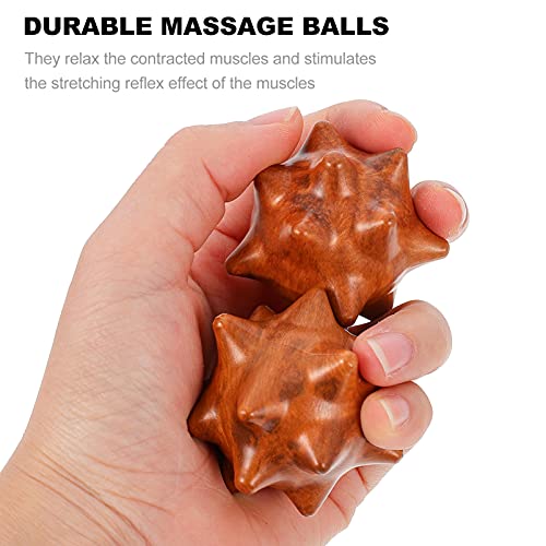 2pcs Hand Massage Balls for Finger Therapy Multifunctional Massage Supplies for Office and Home Use for Relaxation and Mobility Recovery