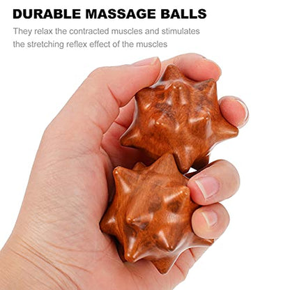 2pcs Hand Massage Balls for Finger Therapy Multifunctional Massage Supplies for Office and Home Use for Relaxation and Mobility Recovery