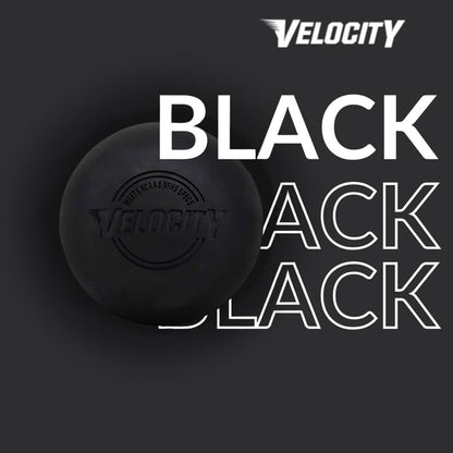 Velocity Lacrosse Balls - 1, 2, 3, 6, 12, 18, 24, 36, 60 and 120 Packs - for Practice, Official NFHS and College Approved Size - color: Black, size: 3 Balls, style: Practice Ball