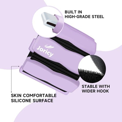 Ankle Wrist Weights for Women Men, One Pair of 2lbs/3lbs/4lbs Adjustable Arm & Leg Weights Silicone Wearable Weighted Bracelet for Pilates Yoga Walking Running Home Gym Fitness Strength Training Weight Loss Exercises Physical Therapy Dance Swimming Water