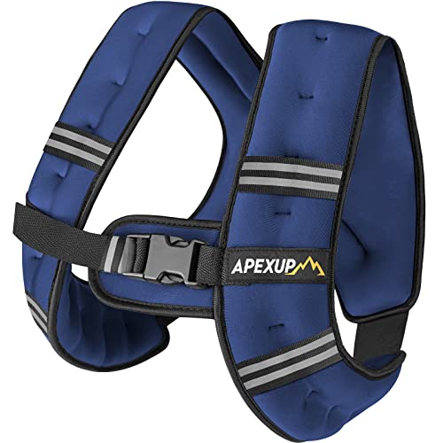 Weighted Vest Men Women, Weight Vest for Women Workout Equipment for Strength Training Running - color: Blue, size: 10lbs